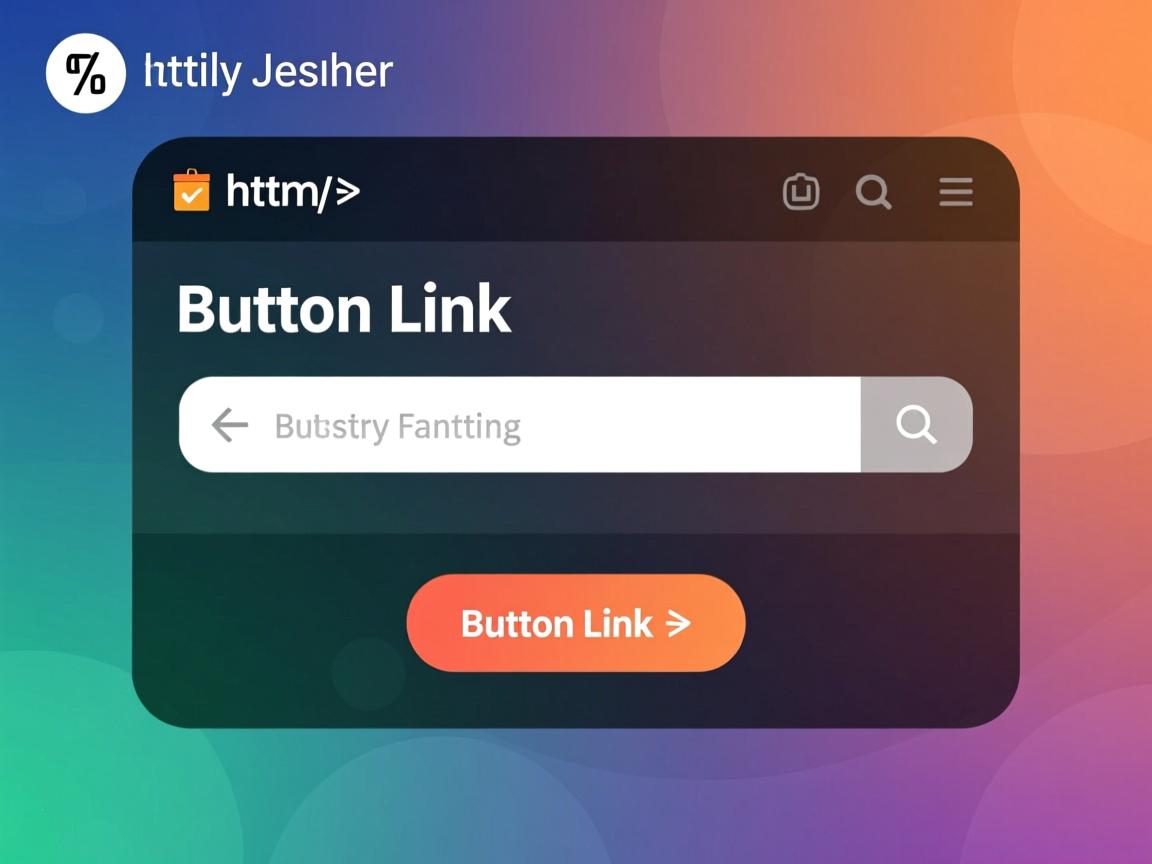 html如何实现按钮链接