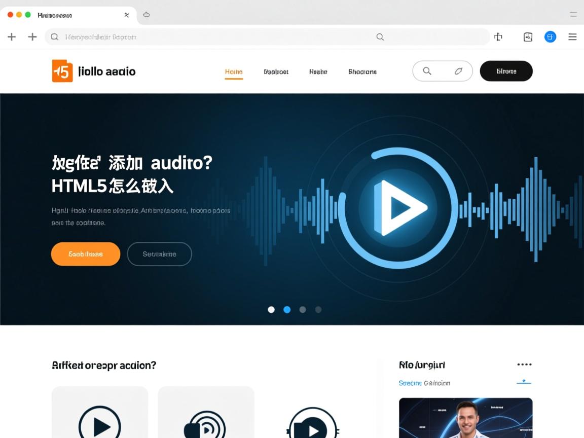 网页如何添加音频?,HTML5音频怎么嵌入?,怎样在网页播放音频?  第3张 网页如何添加音频?,HTML5音频怎么嵌入?,怎样在网页播放音频?  第3张