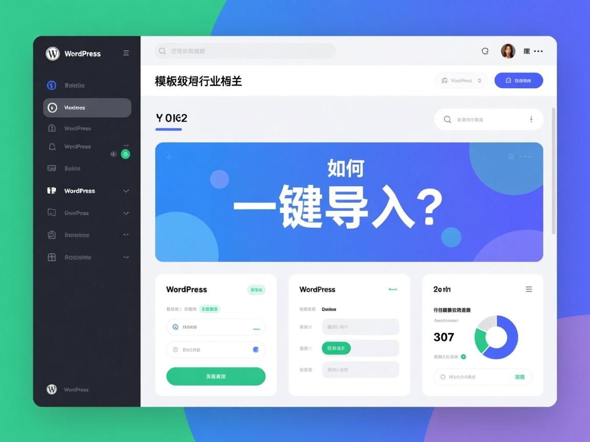 WordPress模板如何一键导入?  第1张 WordPress模板如何一键导入?  第1张