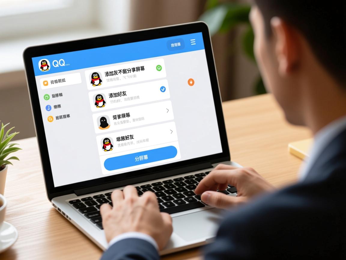 为什么QQ新添加好友不能分享屏幕  第1张 为什么QQ新添加好友不能分享屏幕  第1张