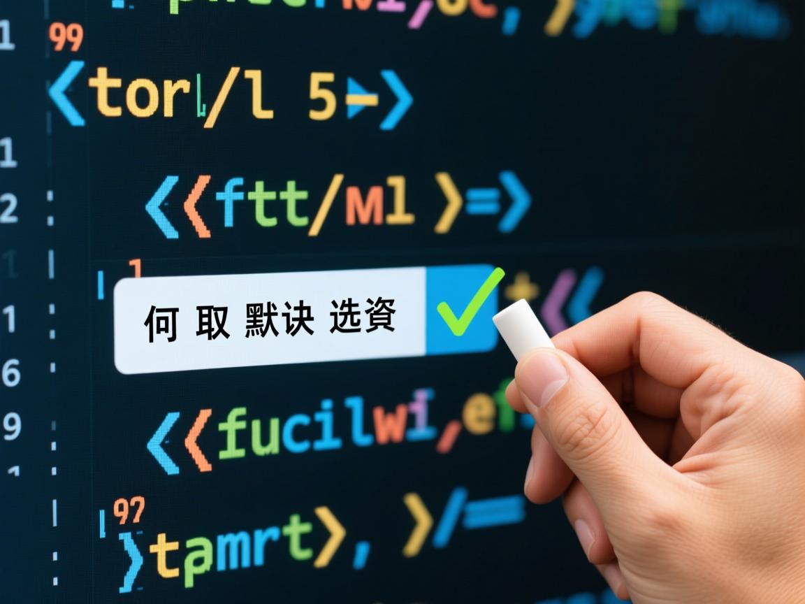 html5如何取消默认选中  第2张 html5如何取消默认选中  第2张