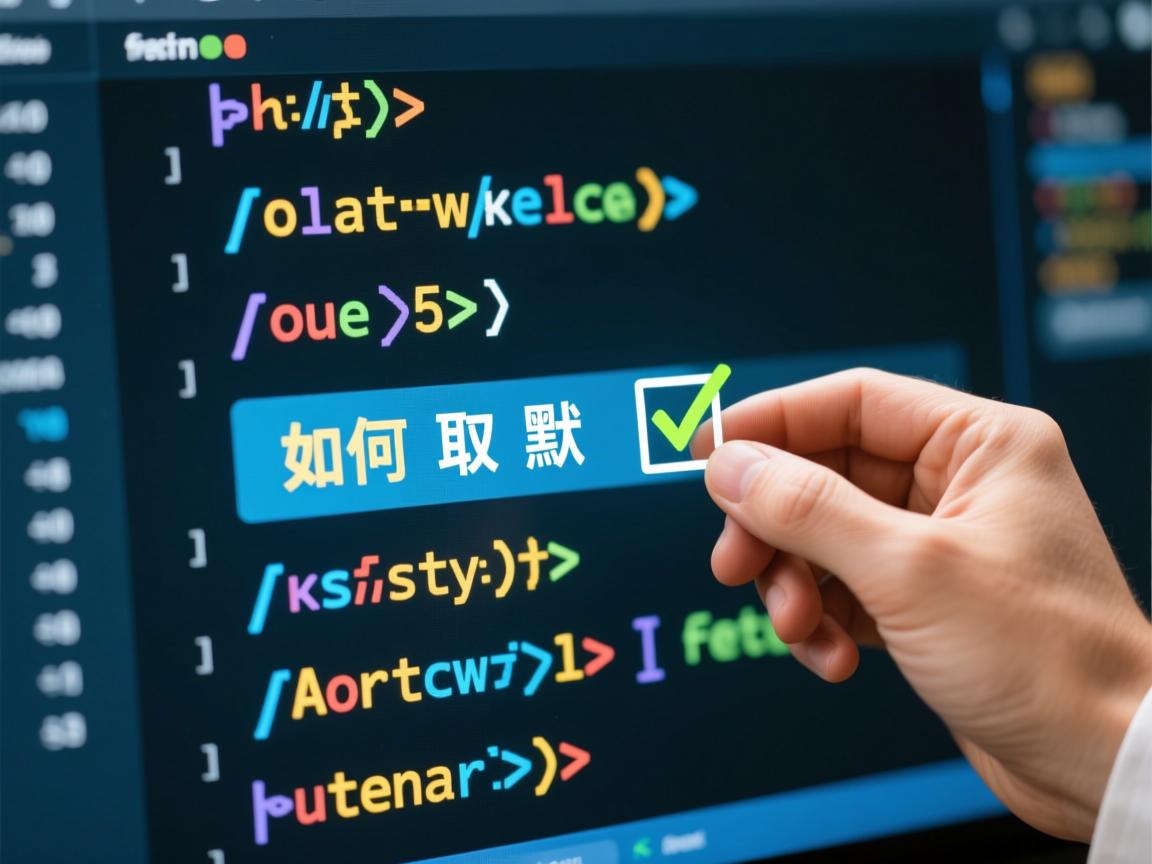 html5如何取消默认选中  第1张 html5如何取消默认选中  第1张