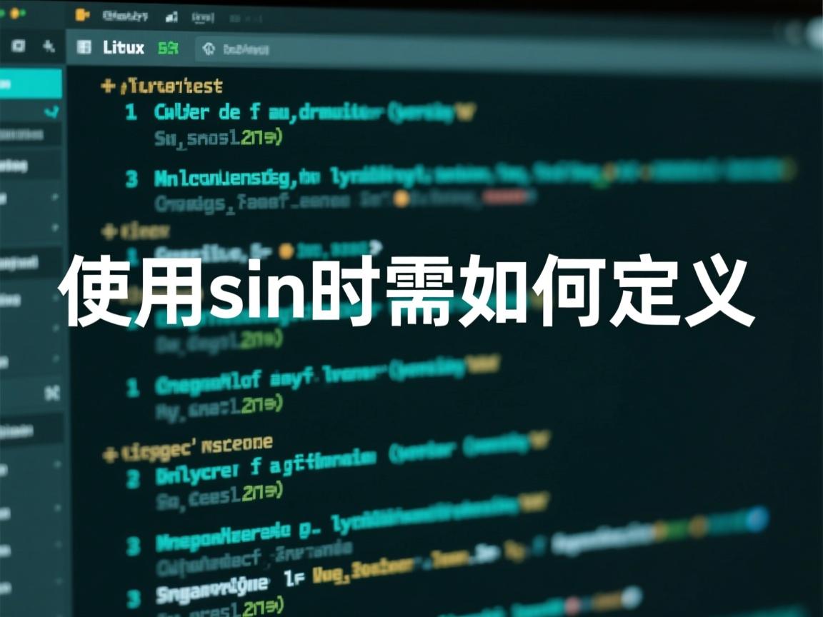 linux下程序中使用sin时需如何定义  第2张 linux下程序中使用sin时需如何定义  第2张