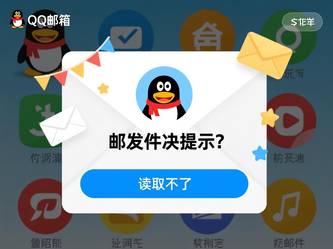 为什么qq邮箱发邮件提示说读取不了  第2张
