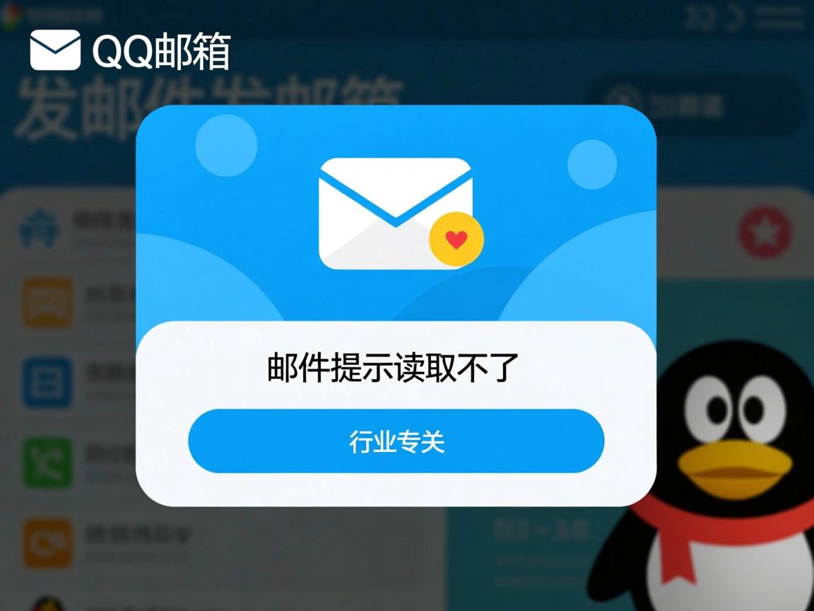 为什么qq邮箱发邮件提示说读取不了  第1张