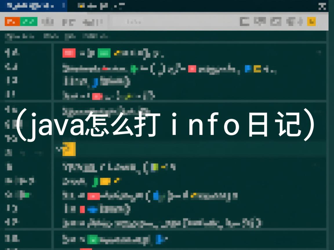 java怎么打info日志  第3张 java怎么打info日志  第3张