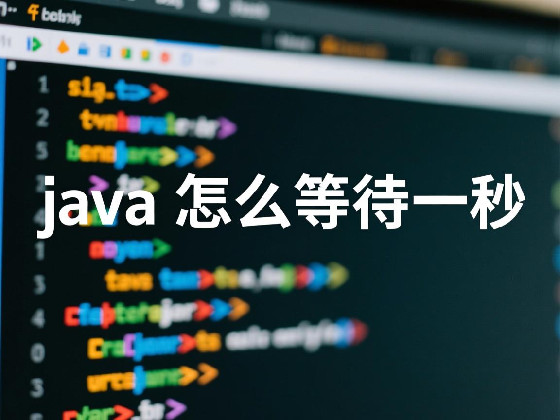 java怎么等待一秒  第3张 java怎么等待一秒  第3张