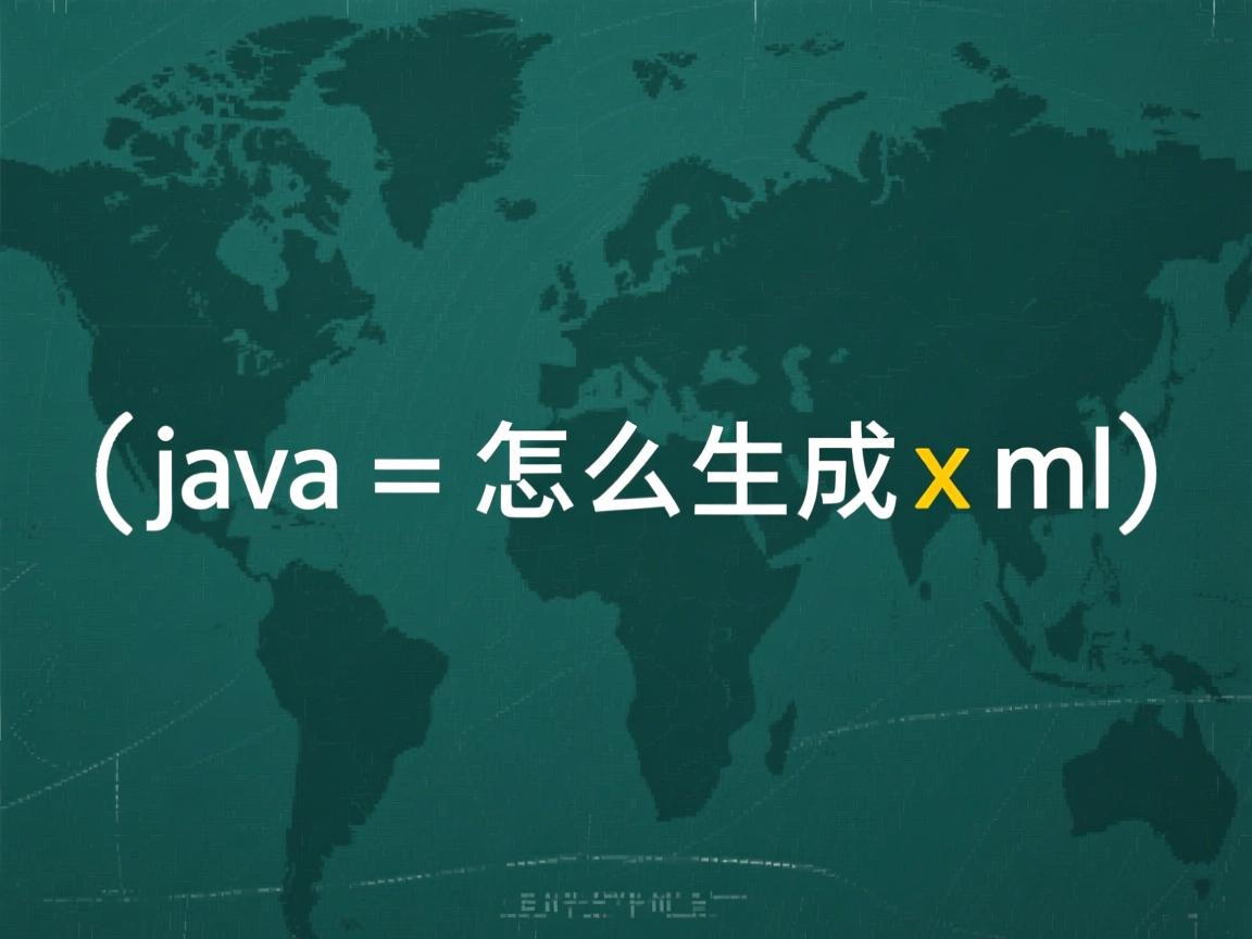 java 怎么生成xml  第1张 java 怎么生成xml  第1张