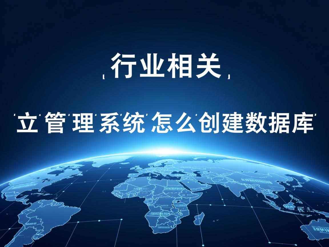 建立管理系统怎么创建数据库  第1张 建立管理系统怎么创建数据库  第1张