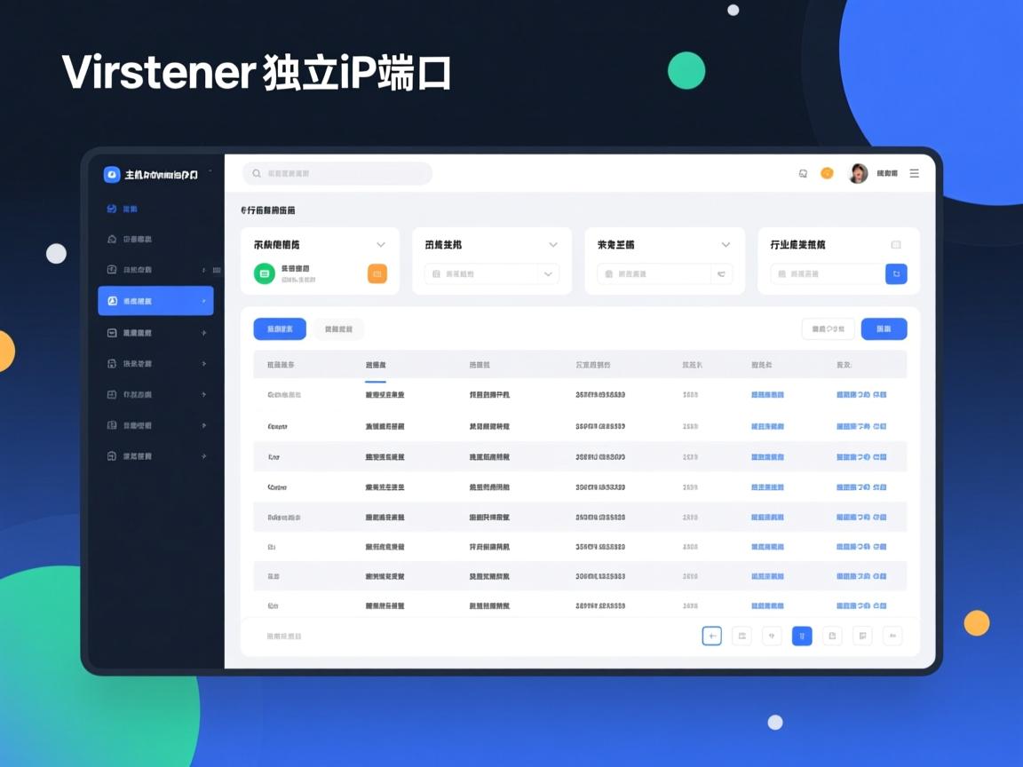 虚拟主机控制面板独立ip端口  第2张 虚拟主机控制面板独立ip端口  第2张