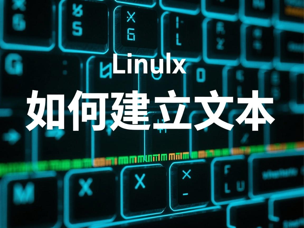 linux如何建立文本  第3张 linux如何建立文本  第3张