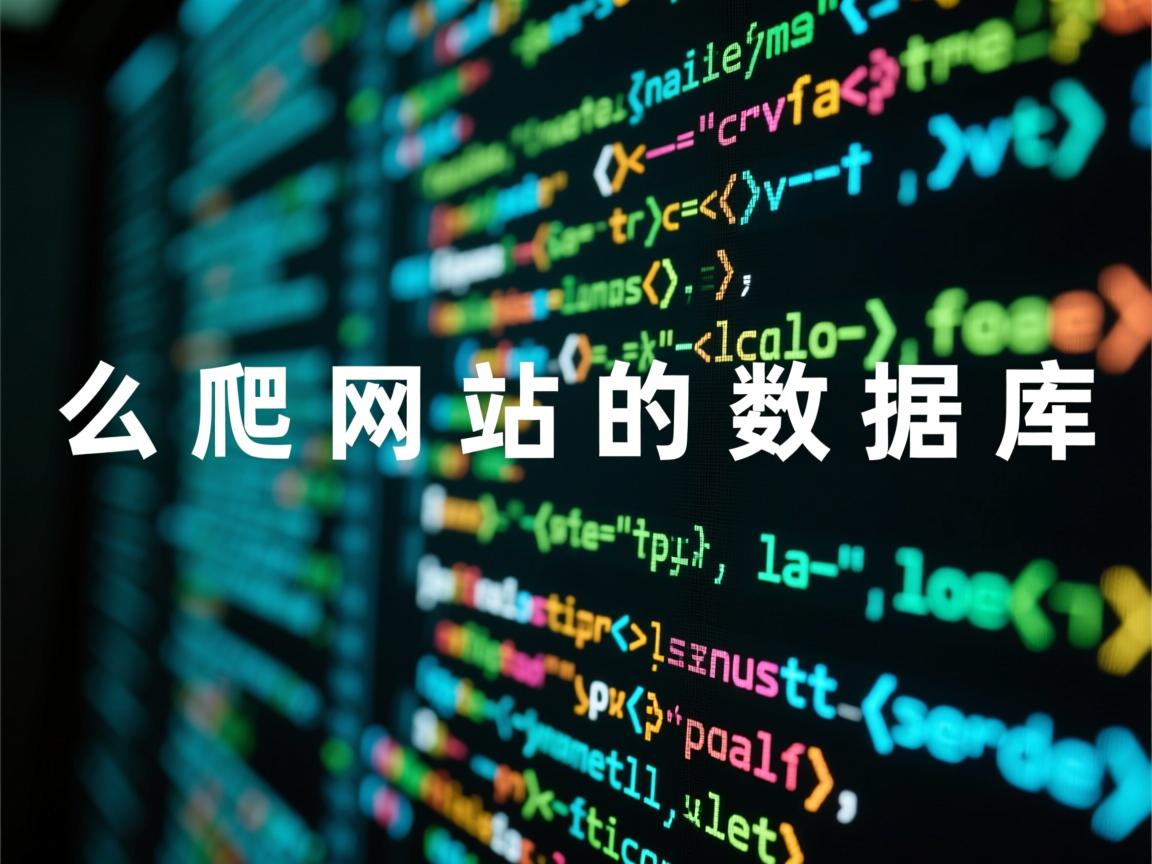 怎么爬网站的数据库  第1张