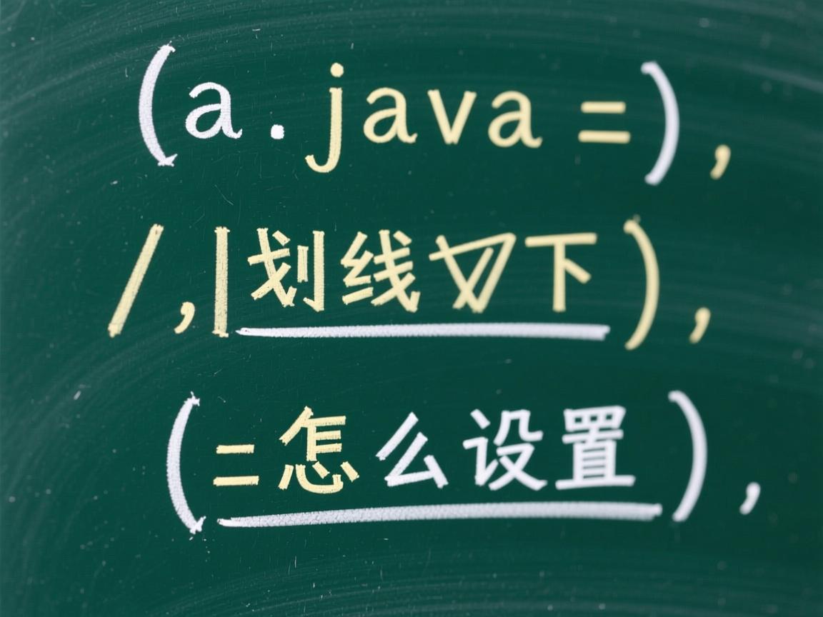 java中下划线怎么设置  第2张 java中下划线怎么设置  第2张