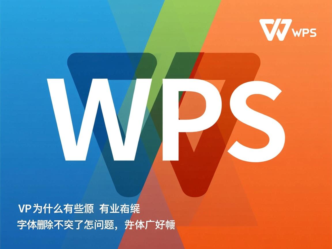 wps为什么有些字体删不了怎么回事  第1张