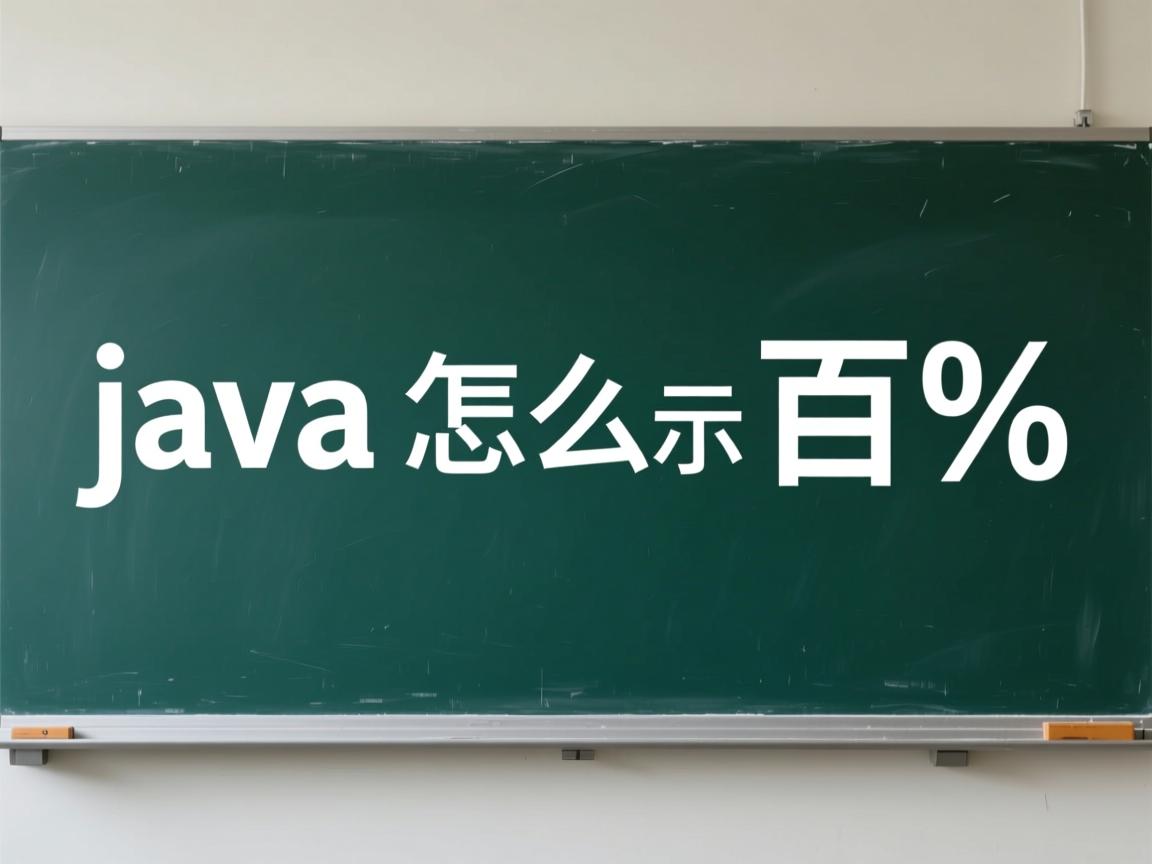 java怎么表示百分比
