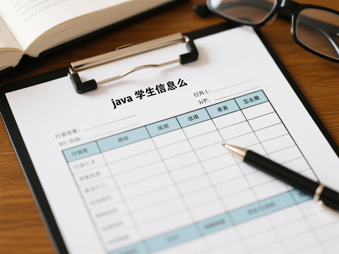 java学生信息表怎么做  第1张