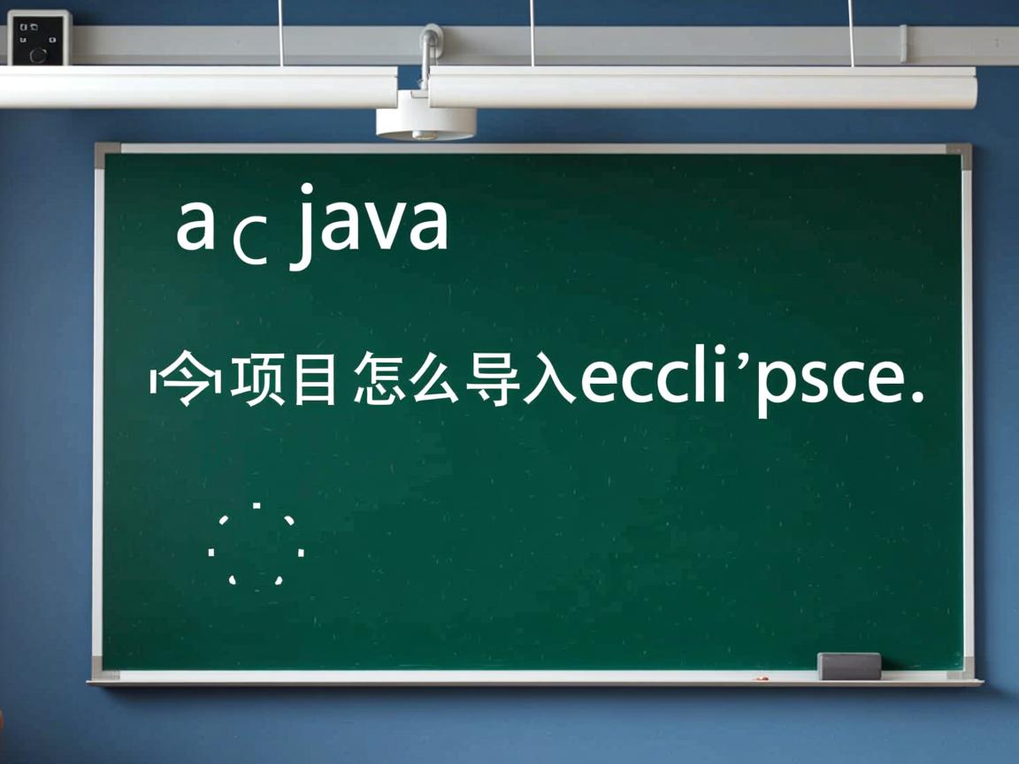 java项目怎么导入eclipse中  第1张 java项目怎么导入eclipse中  第1张
