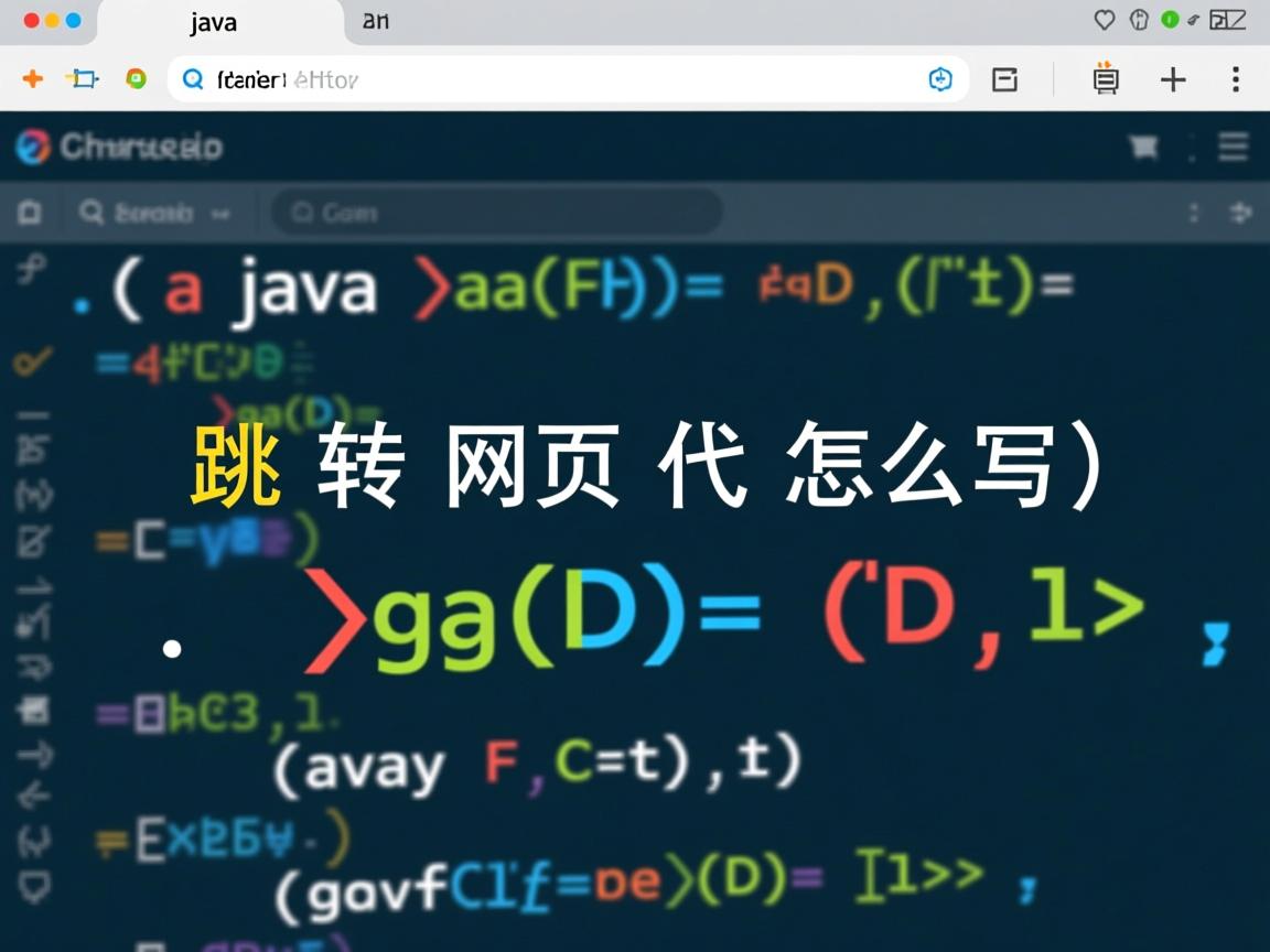 java跳转网页代码怎么写  第3张 java跳转网页代码怎么写  第3张