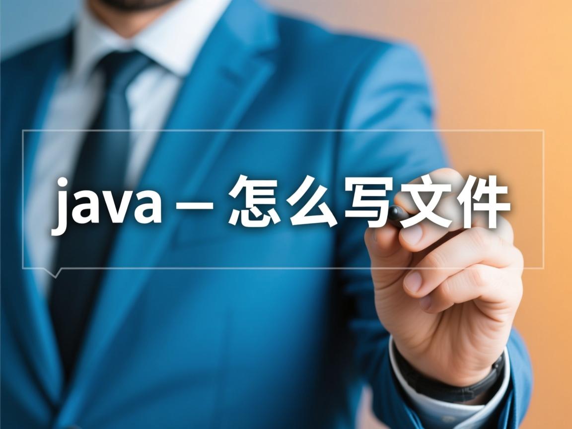 java 怎么写文件
