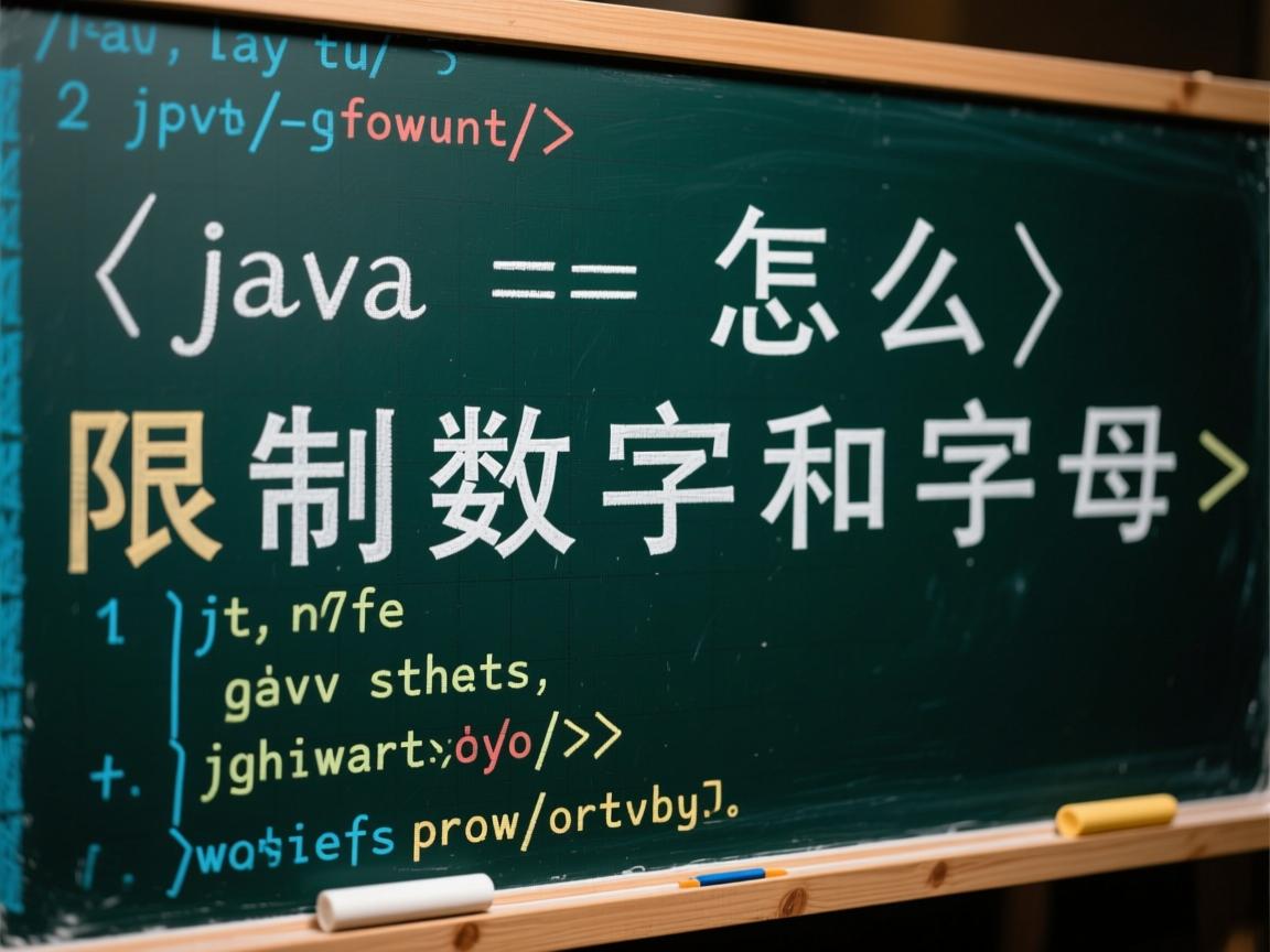 java 怎么限制数字和字母  第1张 java 怎么限制数字和字母  第1张