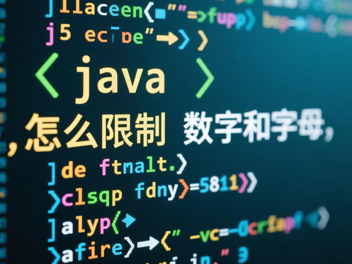 java 怎么限制数字和字母  第2张 java 怎么限制数字和字母  第2张