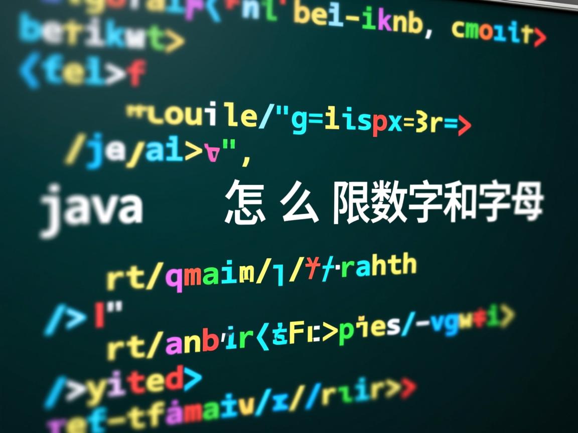 java 怎么限制数字和字母  第3张 java 怎么限制数字和字母  第3张