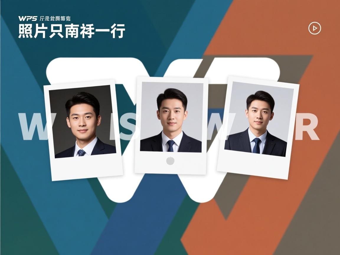 为什么wps里面照片只显示一行  第1张 为什么wps里面照片只显示一行  第1张