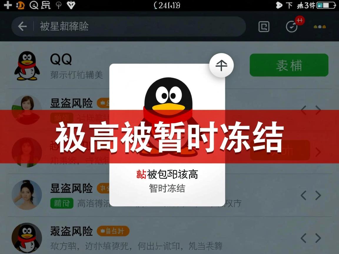 为什么qq显示被盗风险较高被暂时冻结  第2张 为什么qq显示被盗风险较高被暂时冻结  第2张