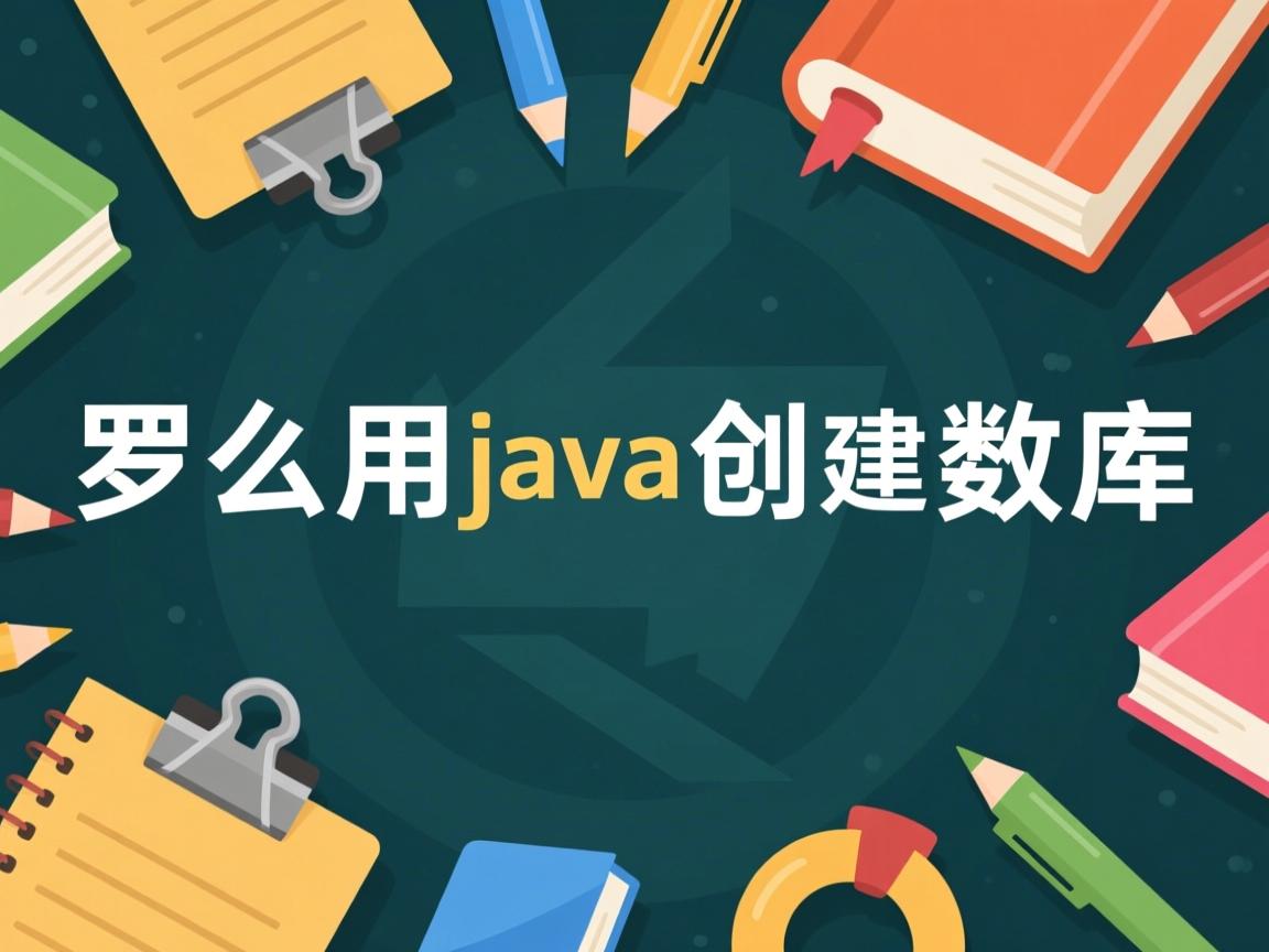 怎么用java创建数据库  第2张 怎么用java创建数据库  第2张