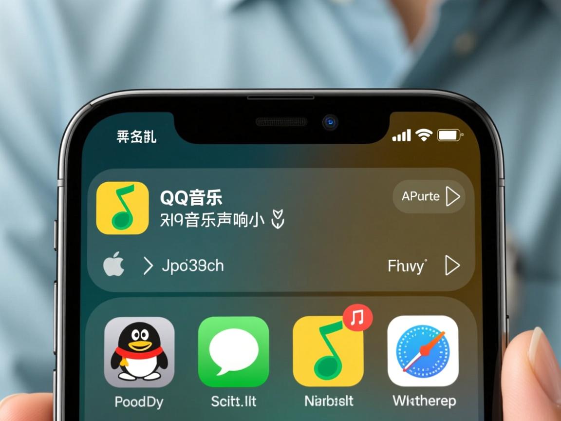 为什么苹果手机qq音乐声音小  第1张