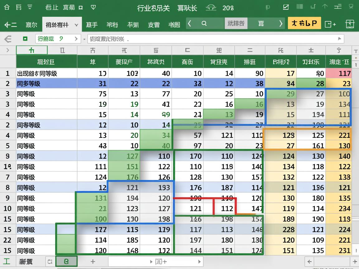 Excel表格排序时为什么出现很多同等级