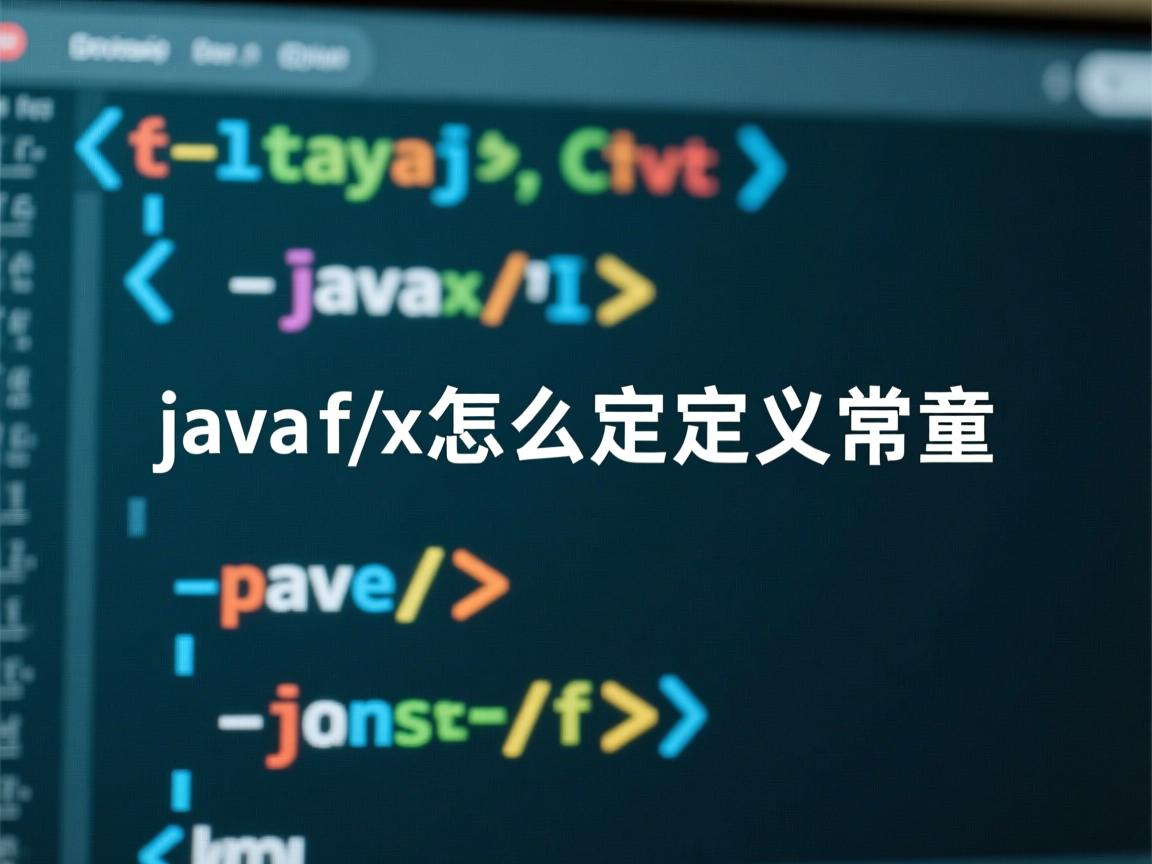 javafx怎么定义常量  第2张 javafx怎么定义常量  第2张