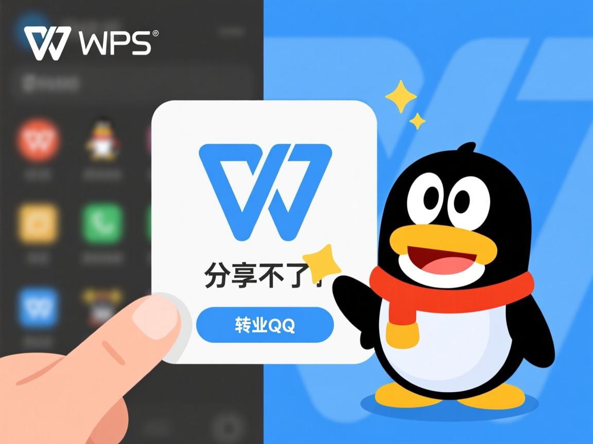 为什么wps跳转qq分享不了怎么回事  第1张 为什么wps跳转qq分享不了怎么回事  第1张