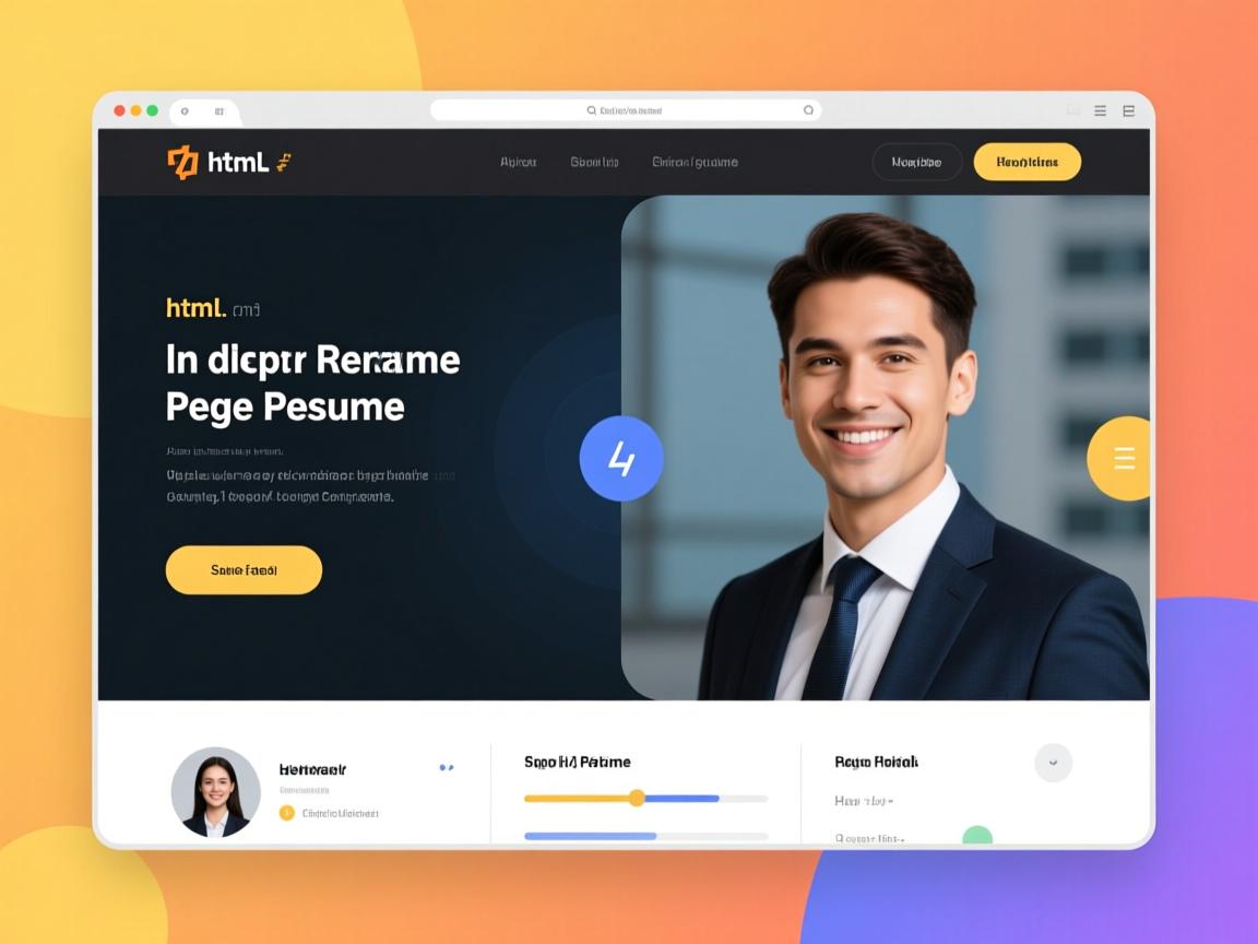 如何利用html做网页简历  第2张 如何利用html做网页简历  第2张