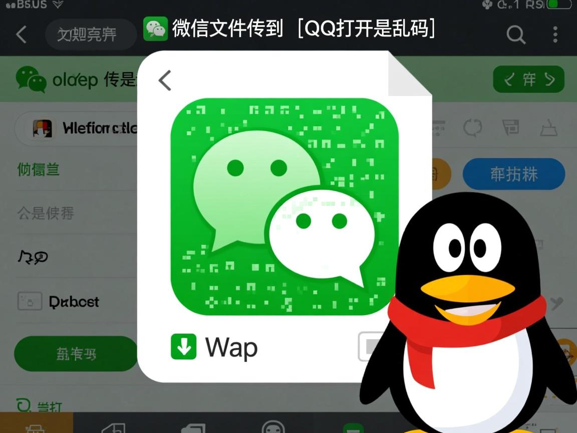 为什么微信文件传到qq打开是乱码  第1张 为什么微信文件传到qq打开是乱码  第1张