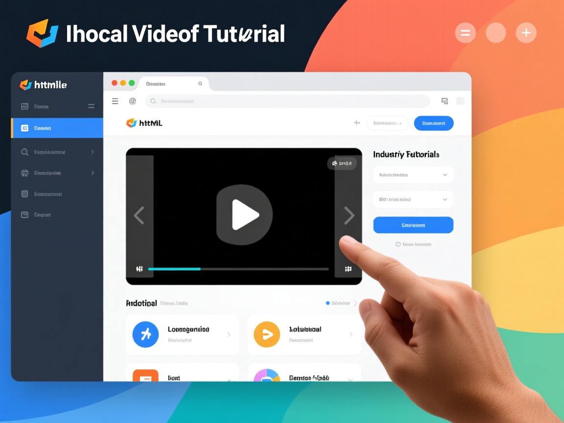 html如何添加本地视频教程  第1张 html如何添加本地视频教程  第1张