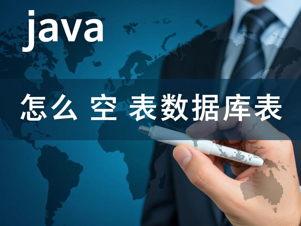 java怎么清空表数据库表  第1张 java怎么清空表数据库表  第1张