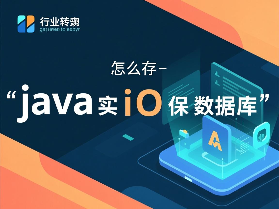 java怎么实现io保存数据库  第3张 java怎么实现io保存数据库  第3张