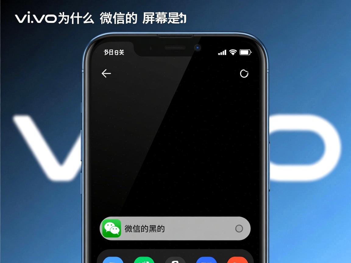 Vivo为什么微信的屏幕是黑的  第1张 Vivo为什么微信的屏幕是黑的  第1张