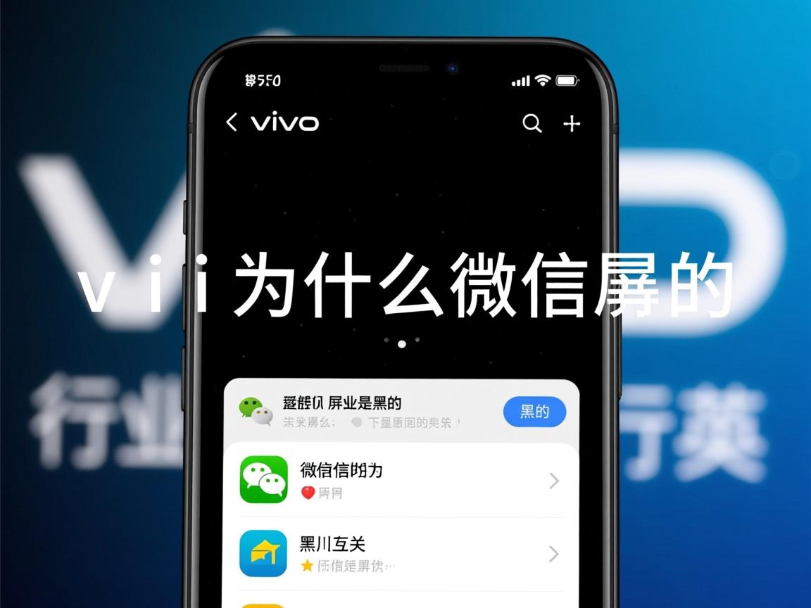 Vivo为什么微信的屏幕是黑的  第3张 Vivo为什么微信的屏幕是黑的  第3张