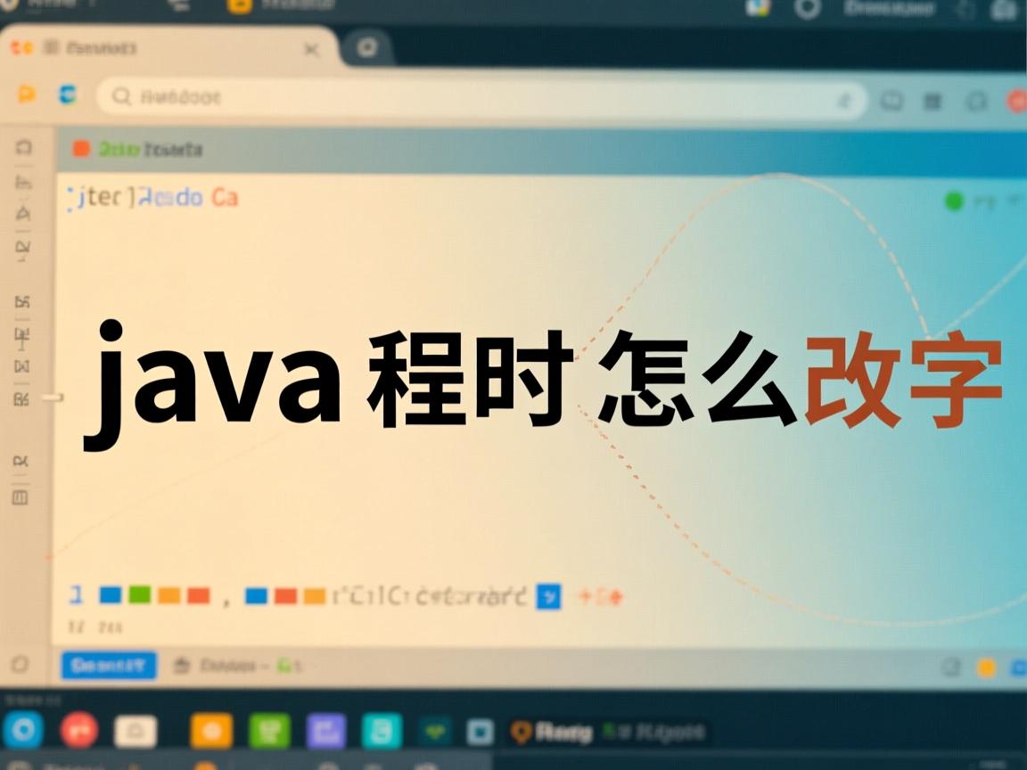 java编程时怎么改字体  第1张 java编程时怎么改字体  第1张