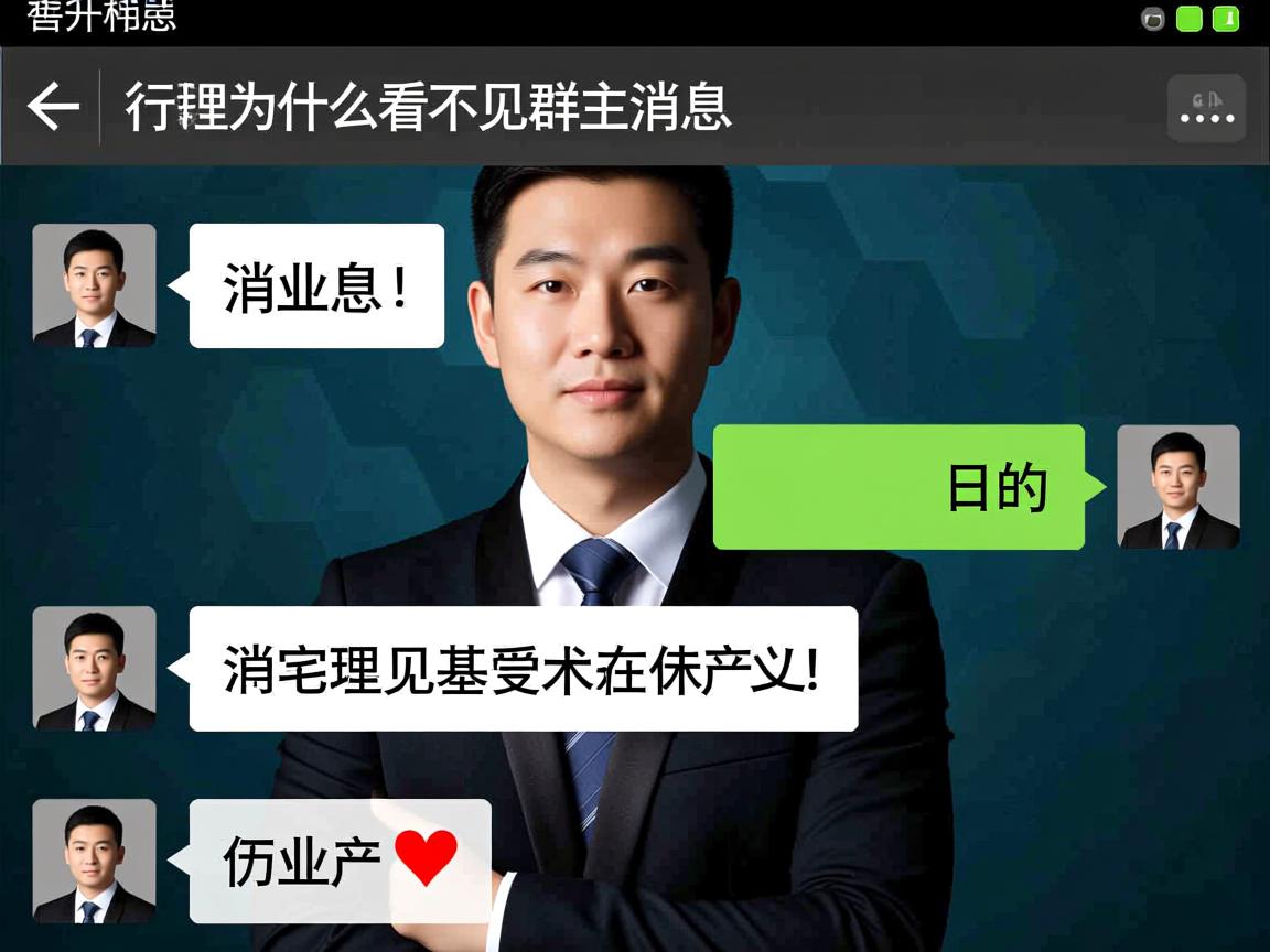 qq群里为什么看不见群主消息  第1张 qq群里为什么看不见群主消息  第1张