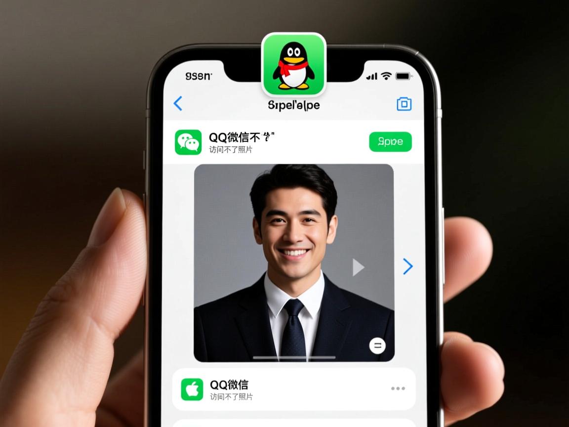 为什么苹果手机qq微信访问不了照片  第3张