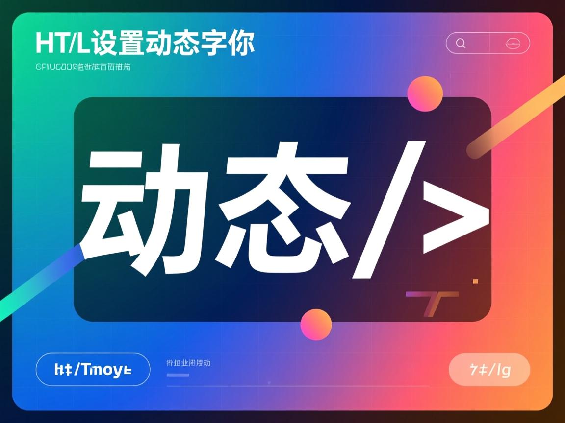 html如何设置动态字符  第1张 html如何设置动态字符  第1张