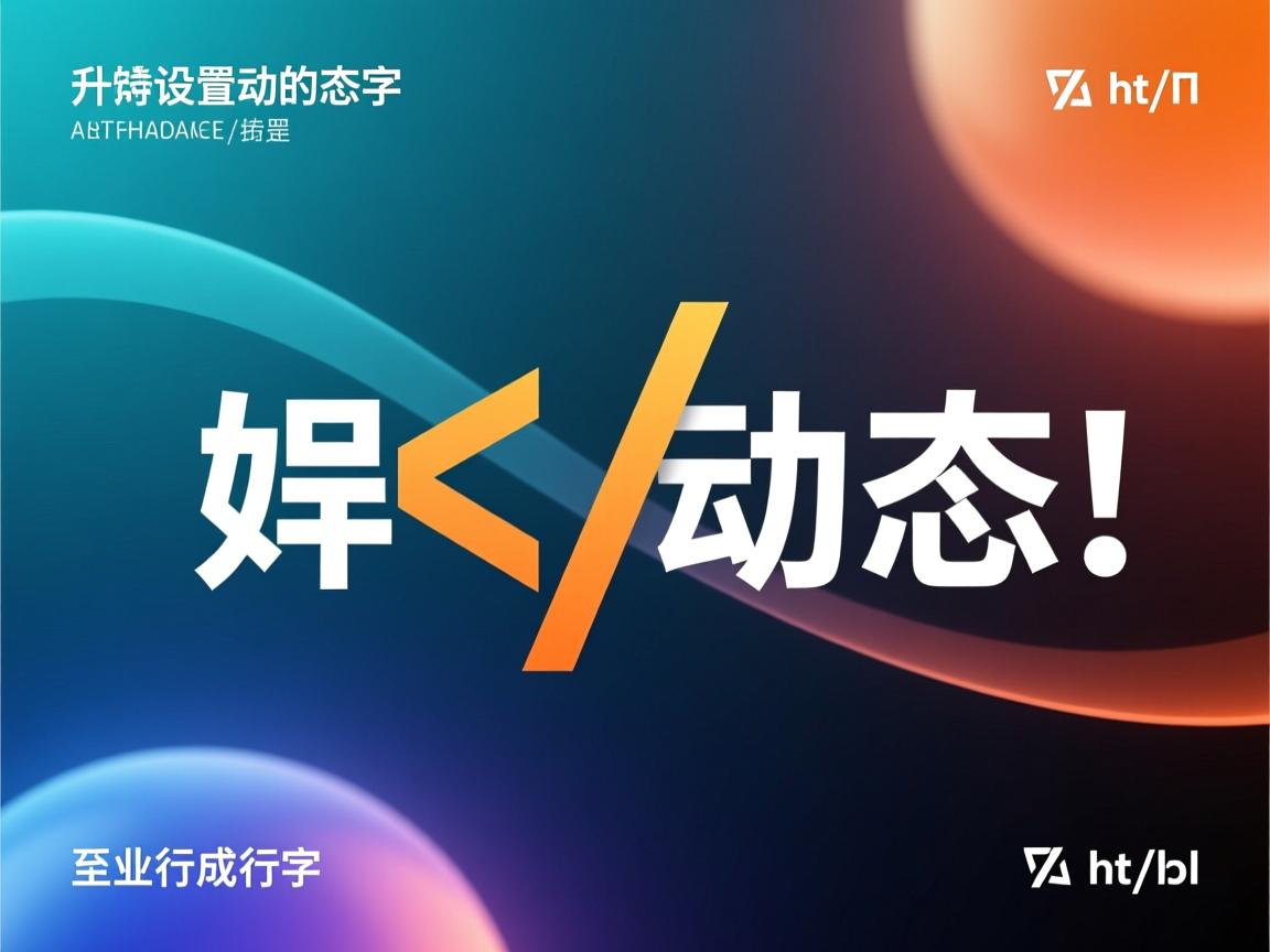html如何设置动态字符  第3张 html如何设置动态字符  第3张