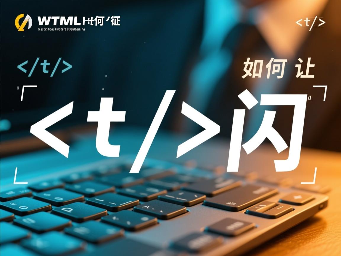 html如何让字体闪