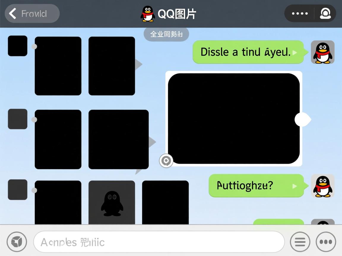 为什么QQ聊天图片全都是黑的  第1张 为什么QQ聊天图片全都是黑的  第1张