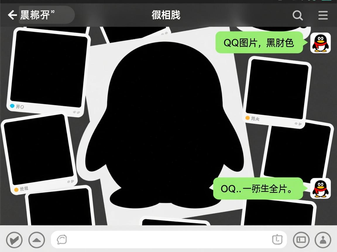 为什么QQ聊天图片全都是黑的  第2张 为什么QQ聊天图片全都是黑的  第2张