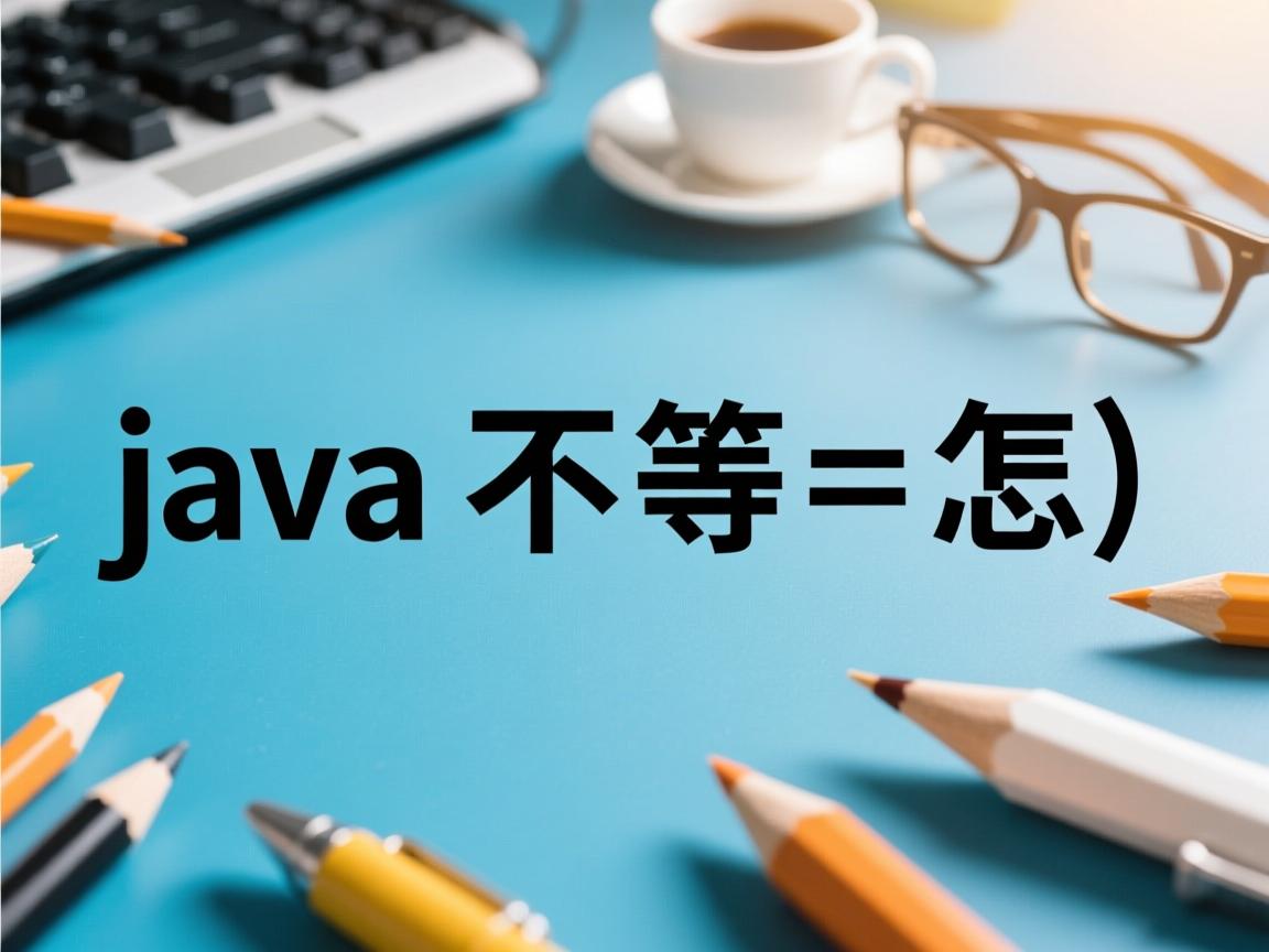 java不等于号怎么打出来  第1张 java不等于号怎么打出来  第1张