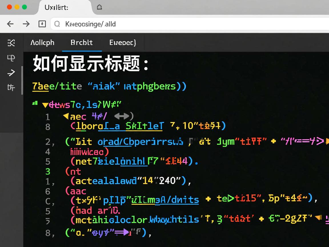 html中如何显示标题  第2张 html中如何显示标题  第2张